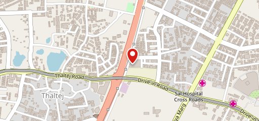 Yuvi The Cafe Thaltej Cross Road on map