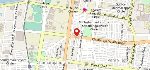 Yuvik cafe mysore on map