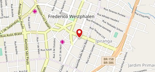 Sérgio Lanches no mapa