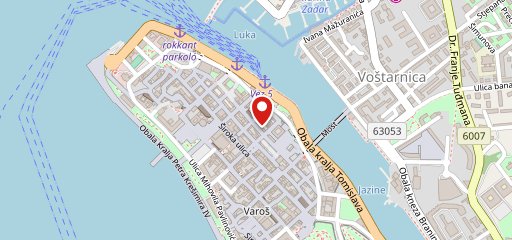 Restaurant Jadera Zadar sulla mappa