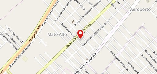 Parada do Zé Pizzas/Xis/Tábuas no mapa