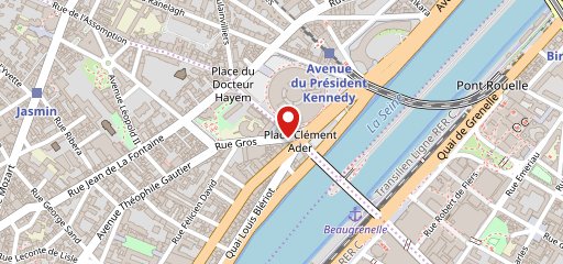 Zebra Square sur la carte