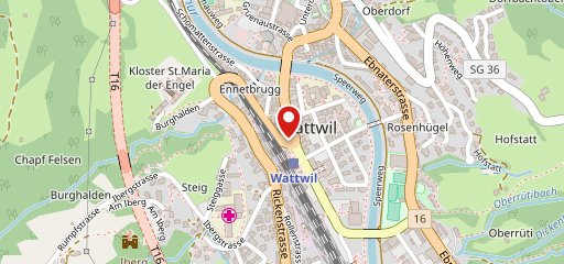 ZENTRUM Pizza & Kebap BURGER Wattwil sulla mappa