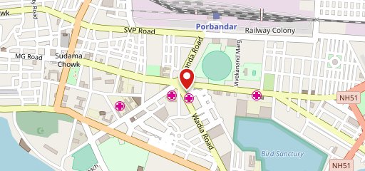 Zeppoli bakers Porbandar on map