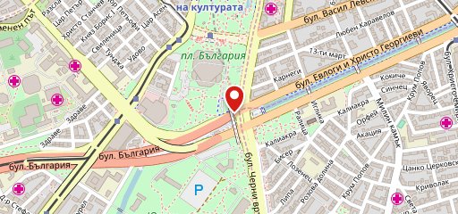 Cocktail Bar Botanico, Sofia on map