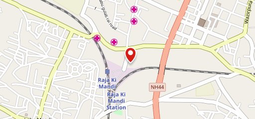 शुभ आनंद ही आनंद भोजनालय राजा मंडी स्टेशन रोड दिल्ली गेट आगरा on map