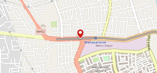 श्री देवनारायण दाल बाटी चूरमा ढाबा मानसरोवर on map