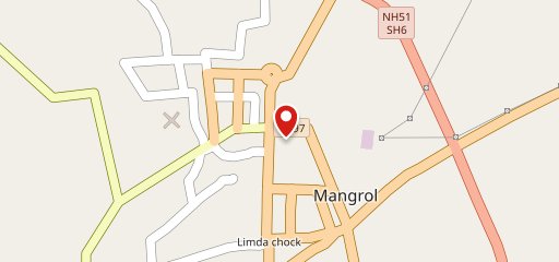 ॐ રેસ્ટોરન્ટ Om Restaurant - Best Restaurant in Mangrol, Family restaurant, Veg Restaurant in Mangrol on map