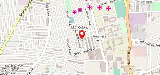 ಆಲೂರ್'S Reeola Cafe MCC B Block Daavanagere on map