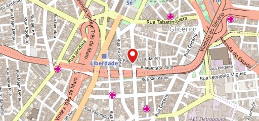 Restaurante Qing ya yuan - 青雅園 no mapa