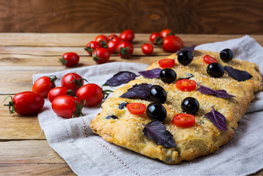 Focaccia alle olive
