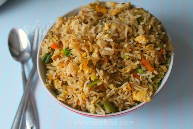Egg fried rice