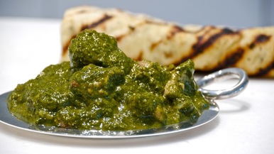 Saag chicken
