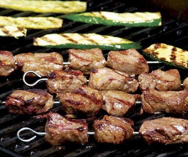 Meat kebabs