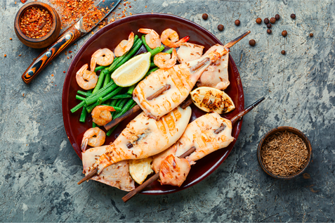 Calamari alla griglia