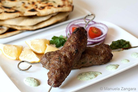 Seekh kebabs